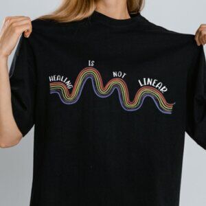 Mental Health Shirt, Healing is not linear, Mental Health Gift